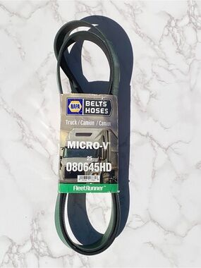 FleetRunner Heavy-Duty Micro-V Serpentine Drive Belt (K080645HD) Gates New